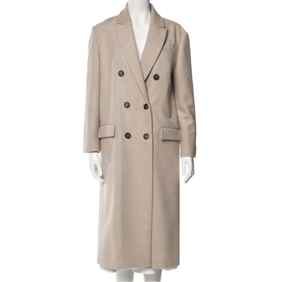 Brunello Cucinelli IT38 XS Wool coat Beige - Picture 2 of 10